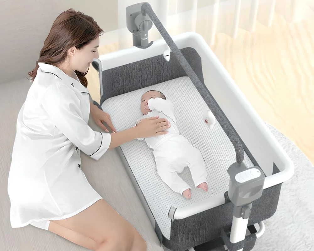 rocking bassinet cradle
